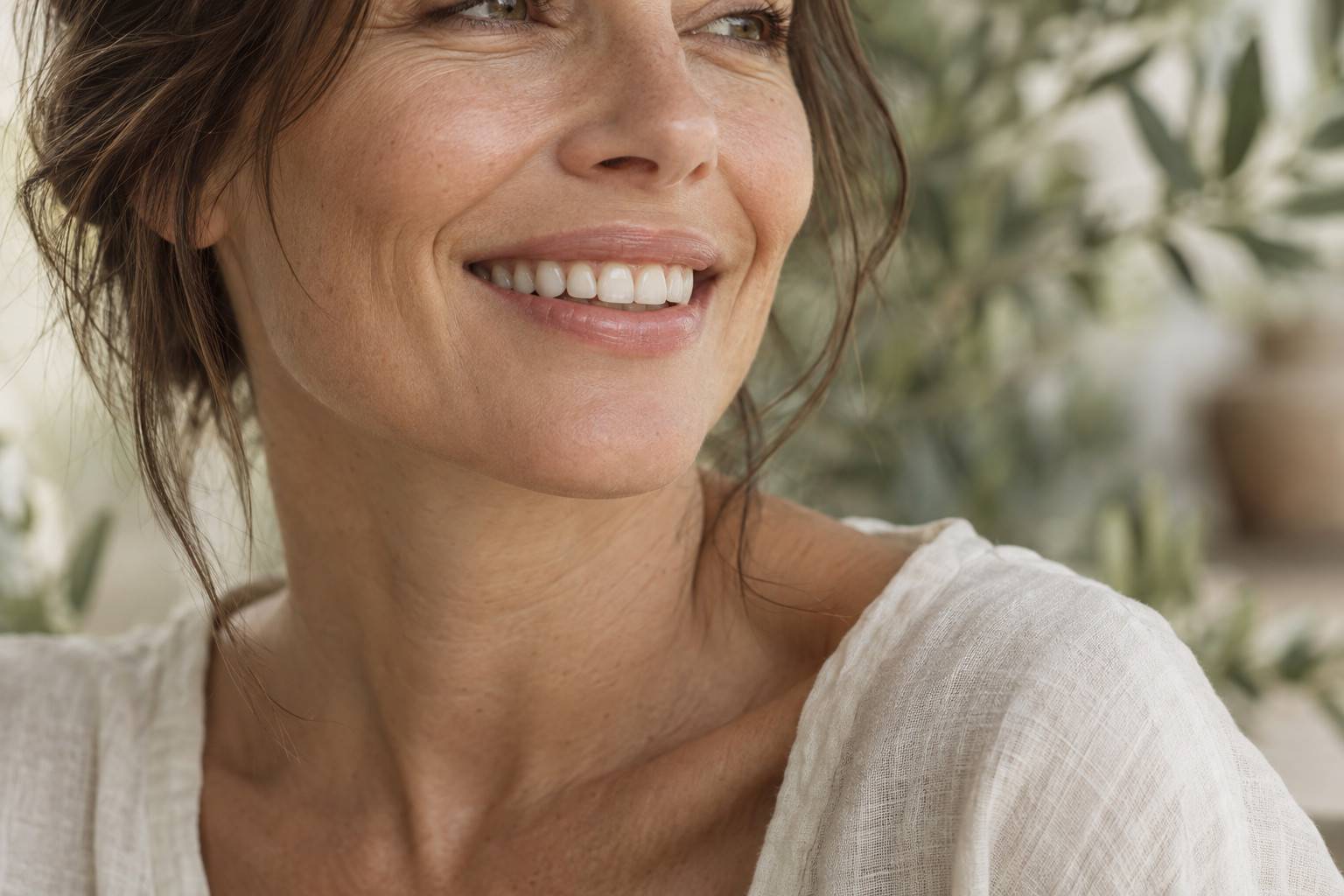 Sourire naturel — image d’illustration.