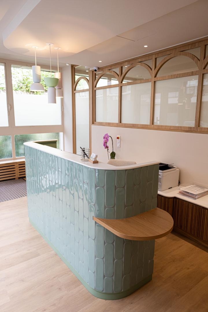accueil cabinet orthodontie  Paris 17ème