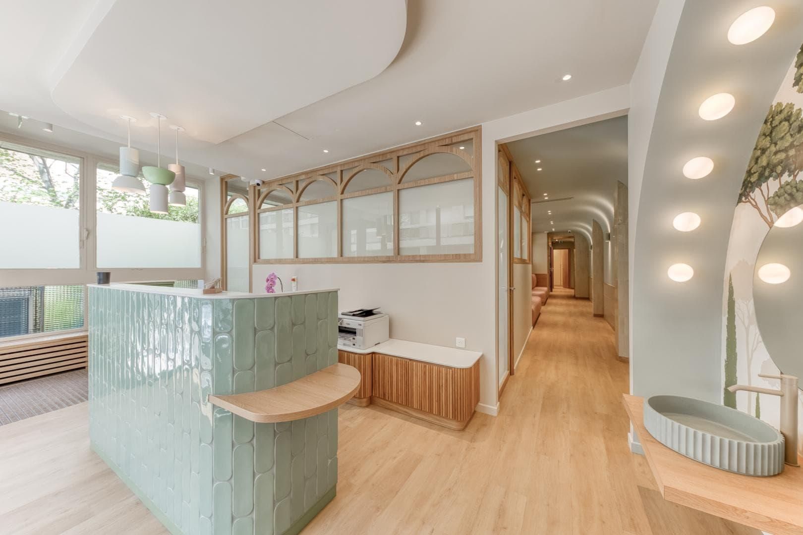 accueil cabinet orthodontie  Paris 17ème